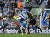 Pascal Gross in action for Brighton & Hove Albion during a Premier League clash with Newcastle United