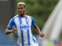 Steve Mounie in action for Huddersfield Town during pre-season in 2017