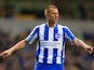 Steve Sidwell in action for Brighton & Hove Albion in the Championship during the 2016-17 campaign