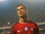 A dejected Cristiano Ronaldo during the World Cup qualifier between Portugal and Switzerland on October 10, 2017