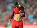 Sixpad salesman Cristiano Ronaldo is dejected once more during the World Cup qualifier between Portugal and Switzerland on October 10, 2017
