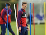 Harry Winks during an England training session on October 4, 2017