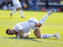 Cristiano Ronaldo in action during the La Liga game between Getafe and Real Madrid on October 14, 2017