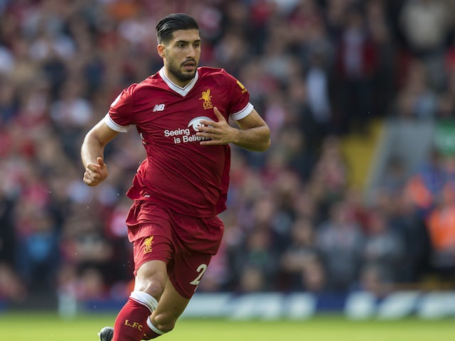 Emre Can trains ahead of Stoke trip