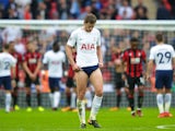 Jan Vertonghen in action during the Premier League game between Tottenham Hotspur and Bournemouth on October 14, 2017