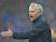 Jose Mourinho shouts during the Premier League game between Huddersfield Town and Manchester United on October 21, 2017