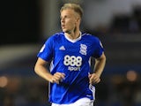 Marc Roberts in action during the Championship game between Birmingham City and Cardiff City on October 13, 2017