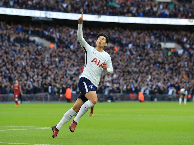 Son brace fires Spurs up to third