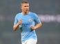 Kevin De Bruyne in action for Manchester City on October 24, 2017