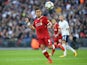 Roberto Firmino in action during the Premier League game between Tottenham Hotspur and Liverpool on October 22, 2017