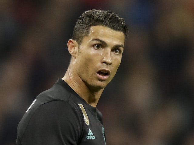 Cristiano Ronaldo is stunned during the Champions League group game between Tottenham Hotspur and Real Madrid on November 1, 2017