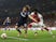 Filip Stojkovic and Ainsley Maitland-Niles in action during the Europa League group game between Arsenal and Red Star Belgrade on November 2, 2017
