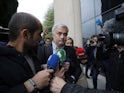 Jose Mourinho appears at a Spanish court for his tax fraud hearing on November 3, 2017
