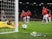 Mile Svilar saves a penalty from Anthony Martial during the Champions League group game between Manchester United and Benfica on October 31, 2017