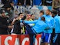 Patrice Evra kicks a Marseille fan in the face ahead of his side's Europa League clash on November 2, 2017
