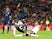 England striker Tammy Abraham sees a shot blocked during his side's friendly with Germany at Wembley on November 10, 2017