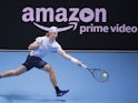 Denis Shapovalov at the 2017 ATP NextGen Finals to promote Amazon Prime Video