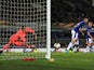 The visitors score their third during the Europa League group game between Everton and Atalanta on November 23, 2017