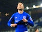 Kevin Mirallas looks dejected during the Europa League group game between Everton and Atalanta on November 23, 2017