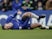 Eden Hazard goes down injured during the Premier League game between Chelsea and Newcastle United on December 2, 2017