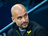 Manchester City manager Pep Guardiola at the Premier League match against West Ham United on December 3, 2017