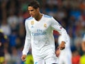 Raphael Varane in action for Real Madrid on October 17, 2017