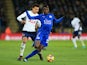 Leicester City midfielder Wilfred Ndidi in action during his side's Premier League clash with Tottenham Hotspur at the King Power Stadium on November 28, 2017