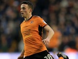 Diogo Jota in action during the Championship game between Wolverhampton Wanderers and Sunderland on December 9, 2017