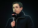 Gary Neville working for Sky Sports in January 2015