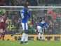 Wayne Rooney equalises from the spot during the Premier League game between Liverpool and Everton on December 10, 2017