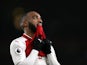 A frustrated Alexandre Lacazette during the Premier League game between Arsenal and Newcastle United on December 16, 2017