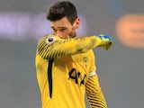 A downbeat Hugo Lloris during the Premier League game between Manchester City and Tottenham Hotspur on December 16, 2017