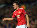 Manchester United midfielder Ander Herrera in action during his side's Champions League clash with CSKA Moscow on December 5, 2017