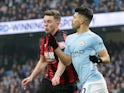 Jack Simpson of Bournemouth makes his Premier League debut against Manchester City on December 23, 2017