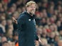 A menacing Jurgen Klopp during the Premier League game between Arsenal and Liverpool on December 22, 2017
