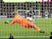 Rob Elliot saves Andre Ayew's penalty during the Premier League match between West Ham United and Newcastle United on December 23, 2017