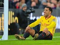Watford captain Troy Deeney in action during his side's Premier League clash with Crystal Palace