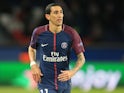 Angel Di Maria in action for Paris Saint-Germain in the Champions League on November 22, 2017