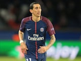 Angel Di Maria in action for Paris Saint-Germain in the Champions League on November 22, 2017