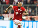 Arturo Vidal in action for Bayern Munich in April 2017