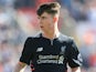 Ben Woodburn of Liverpool during the Premier League match against Stoke City on April 8, 2017