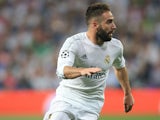 Dani Carvajal in action for Real Madrid in May 2016
