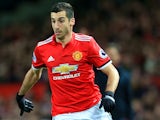 Henrikh Mkhitaryan in action during the Premier League game between Manchester United and Southampton on December 30, 2017