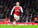 Jack Wilshere in the Premier League match between Arsenal and Newcastle United on December 16, 2017
