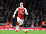 Jack Wilshere in the Premier League match between Arsenal and Newcastle United on December 16, 2017