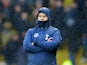Tottenham Hotspur manager Mauricio Pochettino watches on during the Premier League clash with Watford at Vicarage Road on January 1, 2017