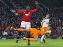 Nick Pope saves an effort from Romelu Lukaku during the Premier League game between Manchester United and Burnley on December 26, 2017