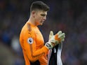 Nick Pope in action during the Premier League game between Huddersfield Town and Burnley on December 30, 2017