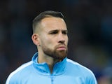 Manchester City defender Nicolas Otamendi before the Champions League match against Napoli on October 17, 2017