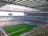 Generic view inside San Siro in March 2017